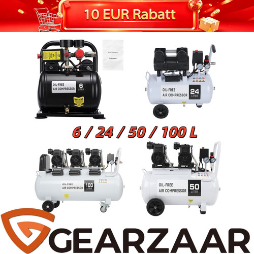 Flüsterkompressor 100l - flüsterkompressor, 6-100l
