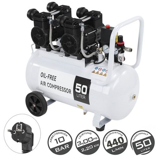 50l flüsterkompressor - 50l,